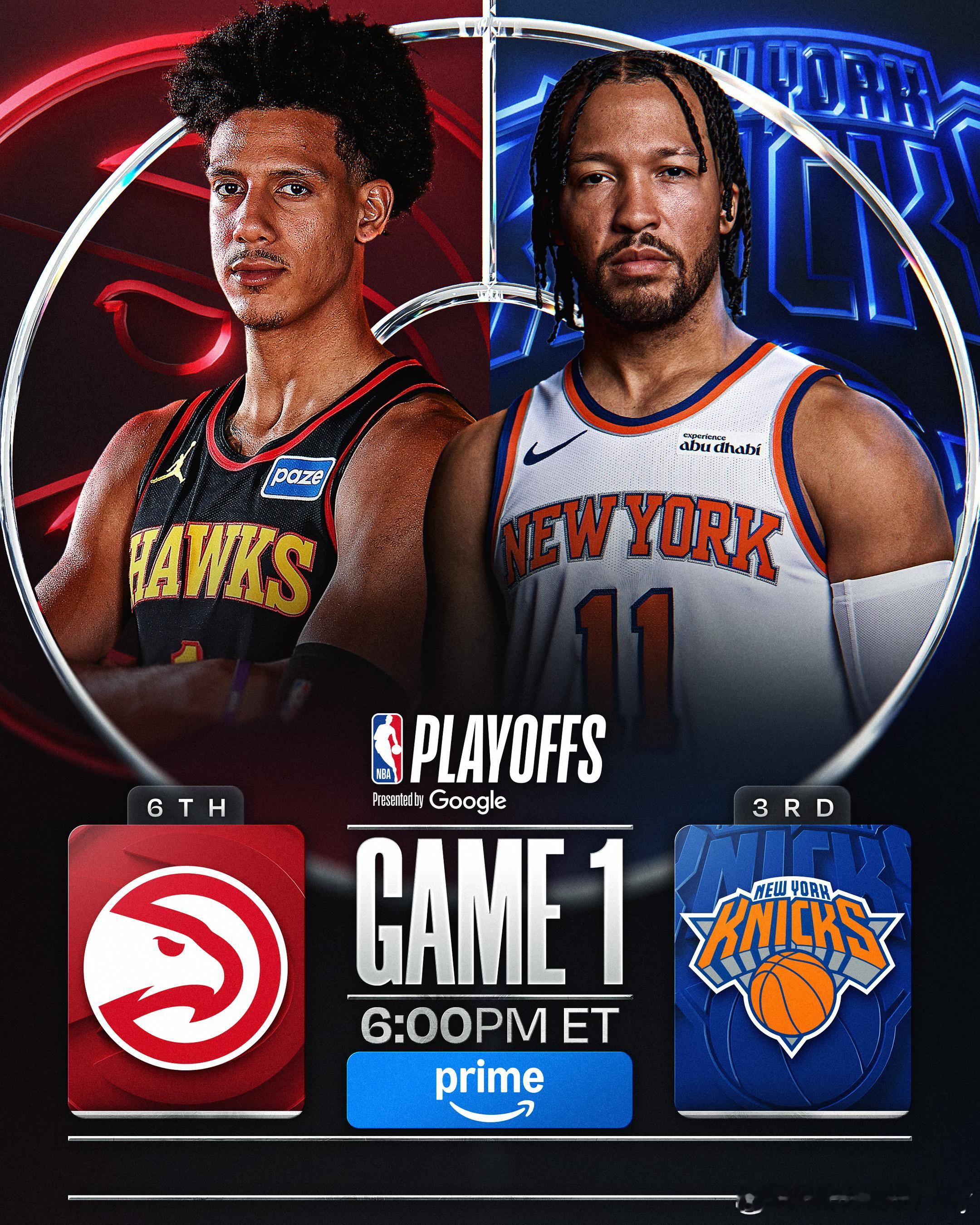 季后赛进行中！尼克斯对阵老鹰正在打！湖人对阵火箭即将开始！全程高清免废观看比赛直