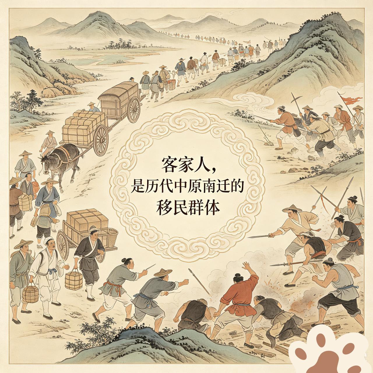 “客家人”(中原移民-外来户)的说法，并不悠久。而且，也只是客家人早期称呼中，其
