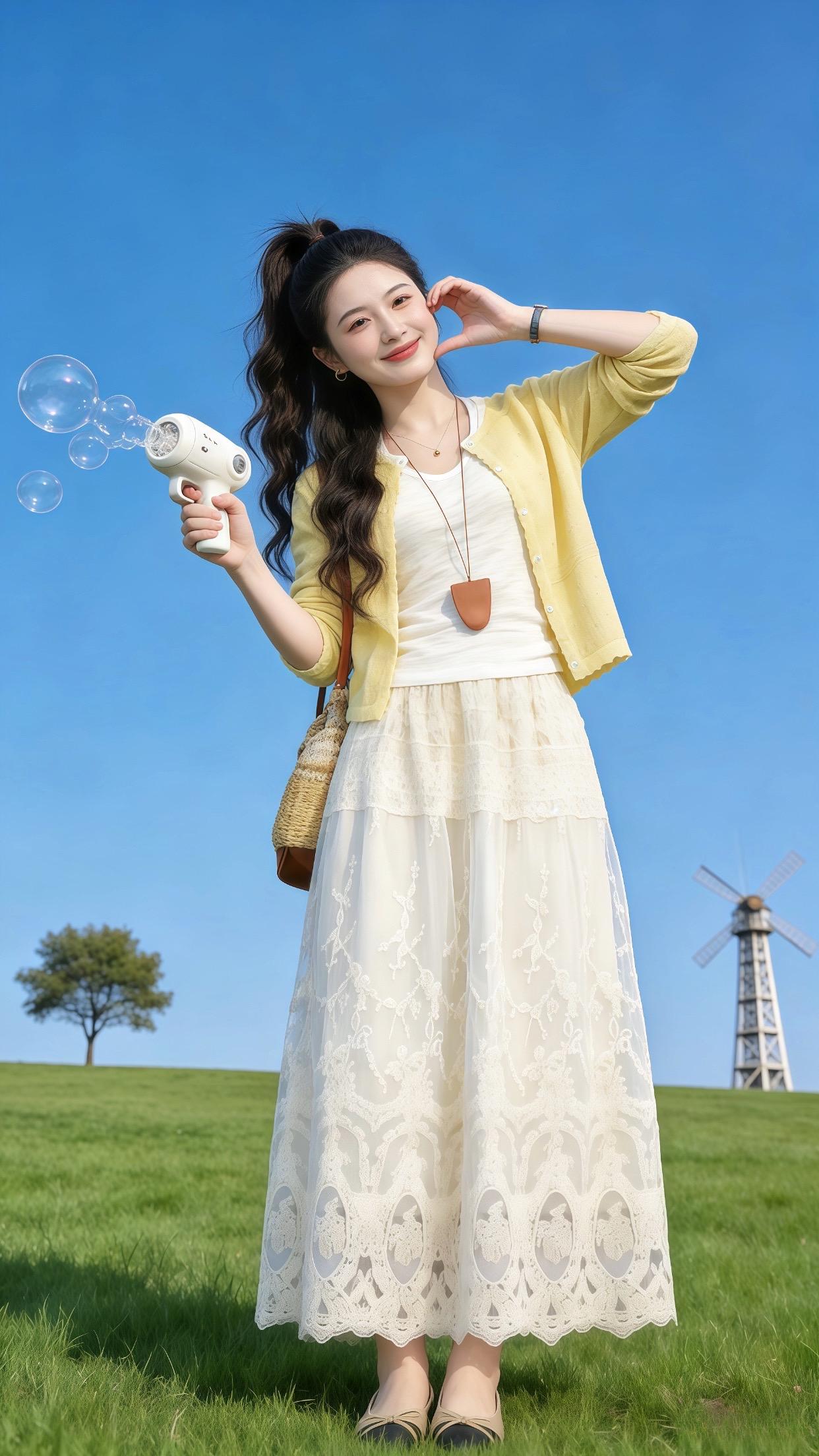 我选择用韩系穿搭打开春天 黄色系穿搭 hello时尚季 美女感拉满的春...