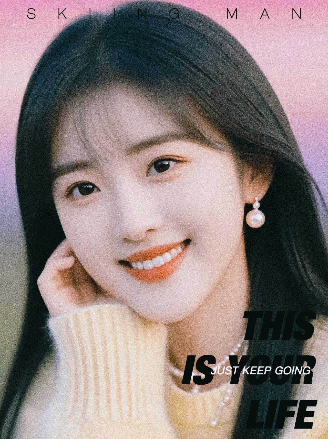 温柔微笑，生活继续，保持美好。🌸💖