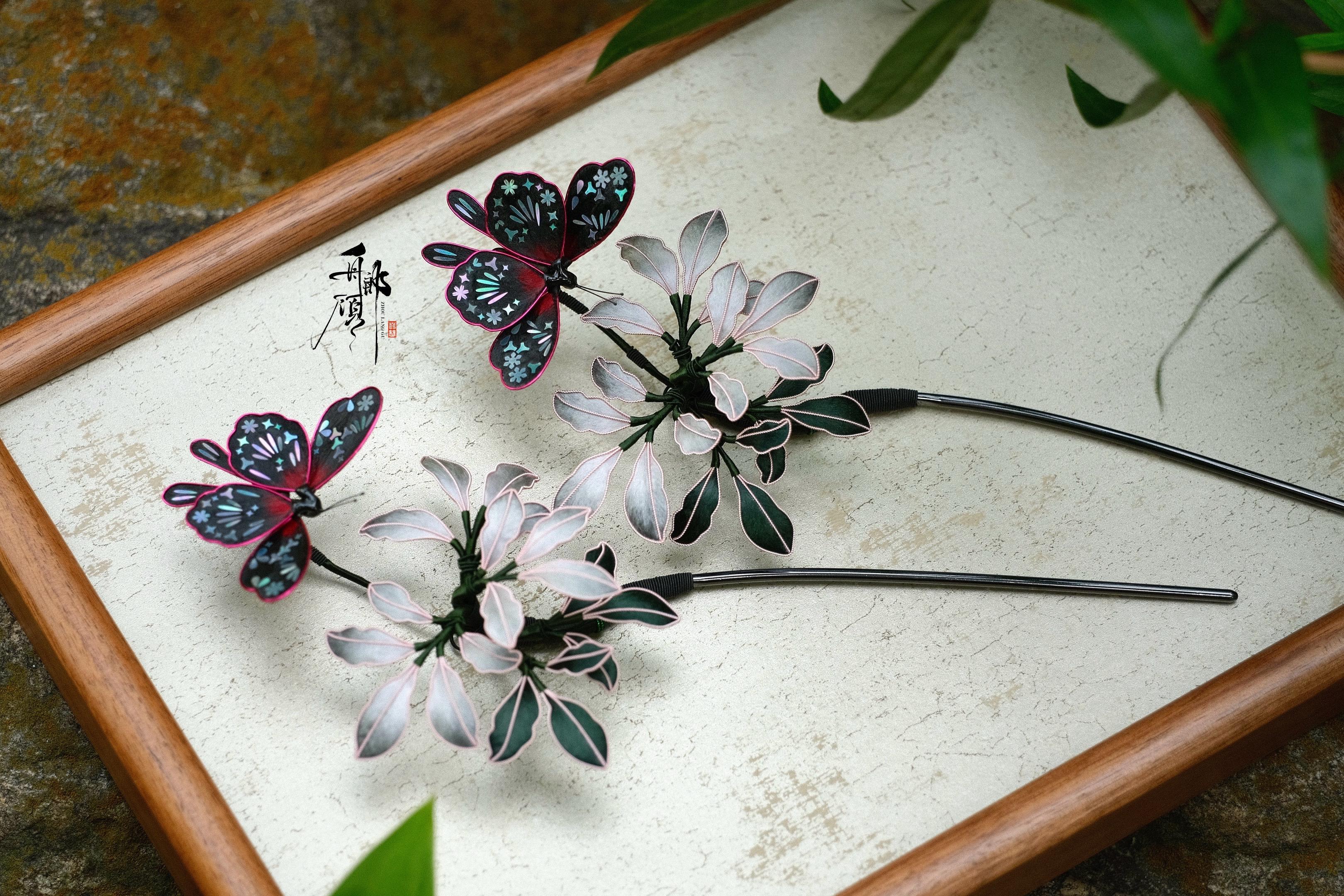 在我眼里「狠角色」会佩戴的发簪。簪娘都会给作品脑补情景还是只有我会……