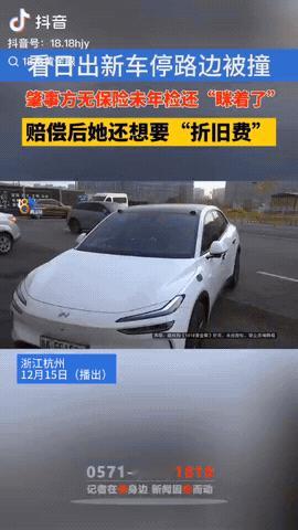 浙江杭州，一女子花13万买了一辆乐道L60的车，3个月后，没想到她的车被一辆特斯