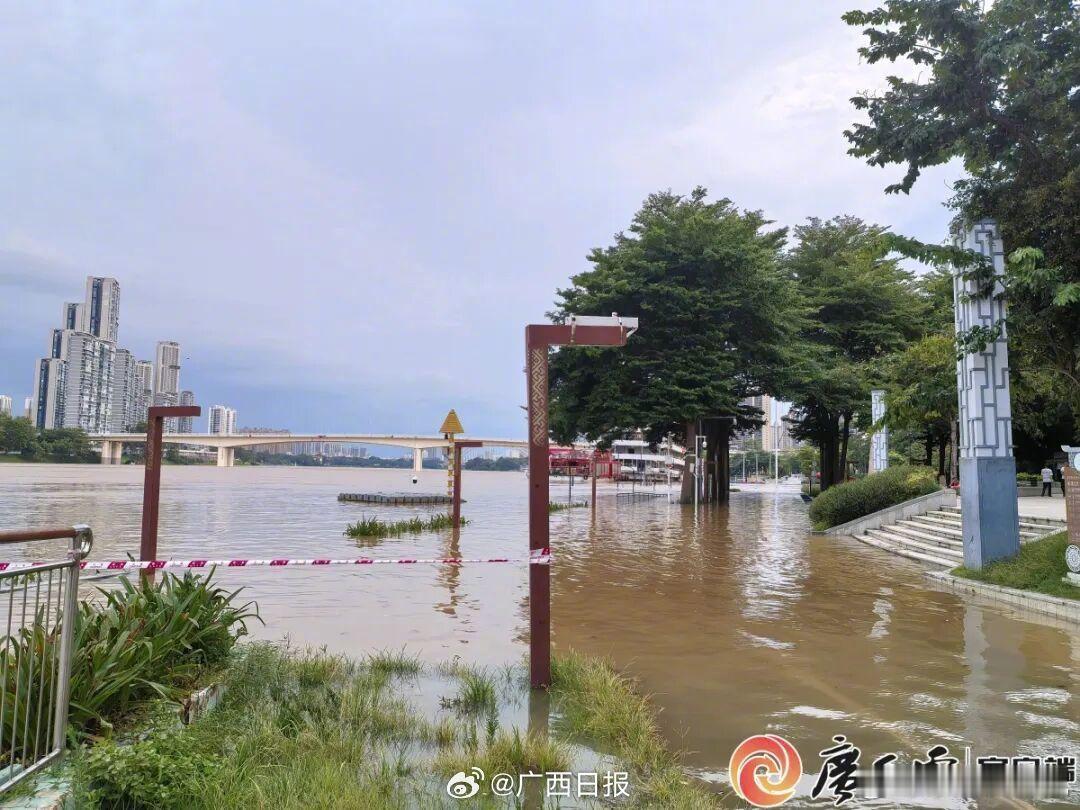 郁江多个水文站将超警请沿岸注意  郁江洪峰时间表出炉，南宁、邕宁、峦城、横州将陆