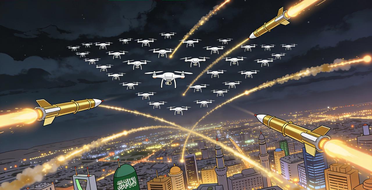 沙特成功拦截8架来袭无人机 利雅得及周边安全防线经受考验。
 
当地时间2026