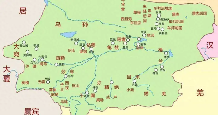 西域三十六国沉浮录，那些与大汉亲疏的绿洲王国终归何处？