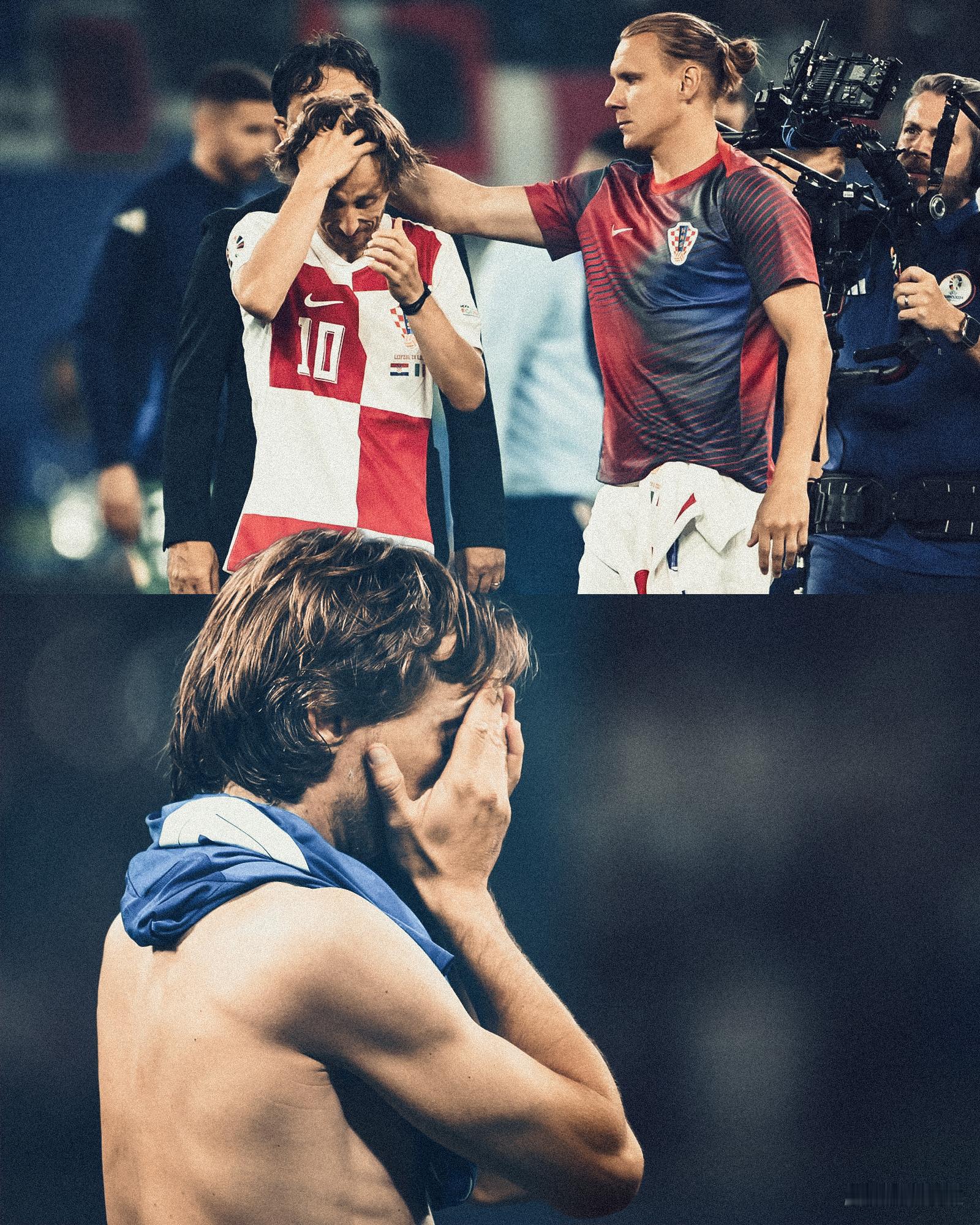 很遗憾，卢卡，或许，就要结束了...🇭🇷💔#克罗地亚1比1意大利##欧洲杯