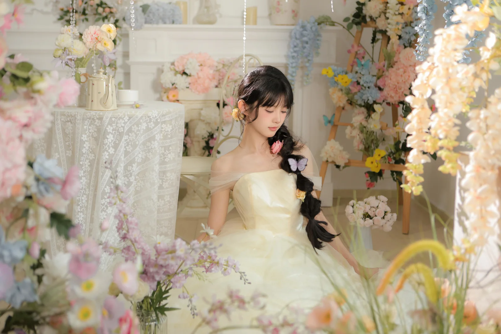 少女感花房写真