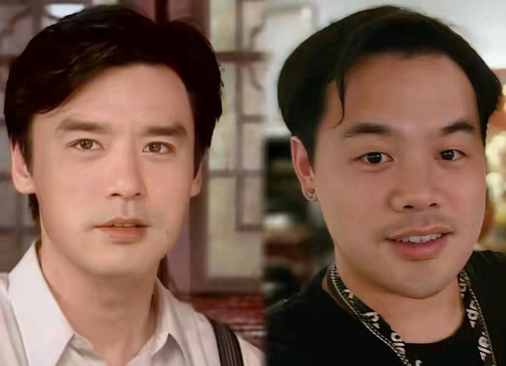 明明是父子，说来却不会有人相信，再怎么看都看不出这两人有任何相似的地方，钟镇涛的