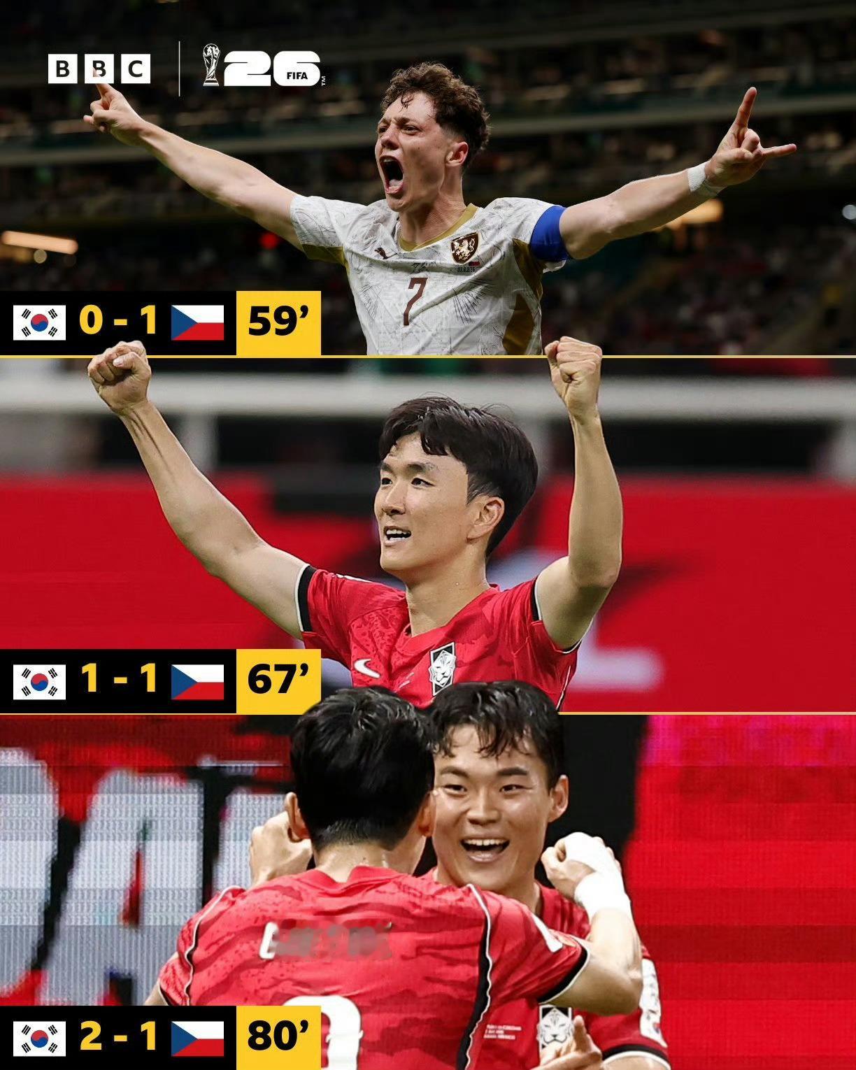 韩国队在世界杯首场比赛中2-1击败捷克，取得开门红，其实这并不是一个出人意料的结