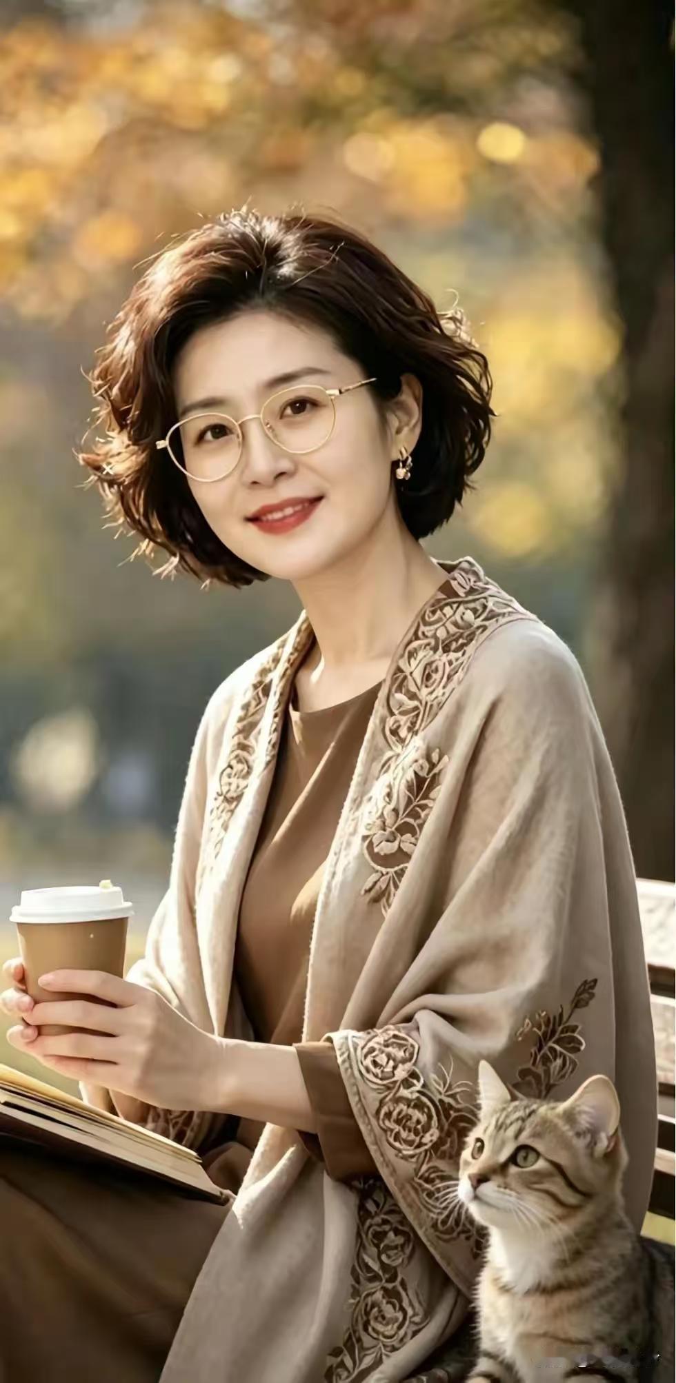 四块玉·晚韵芳华
岁月柔，风姿秀，
淡抹清妍不染愁。
半生风雅暗香留。
情自悠，