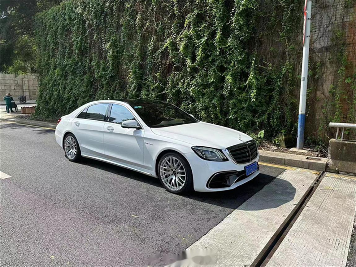 奔驰 S63L AMG 白外/黑内V8高性能四驱旗舰轿车可商务可性能[酷][酷]