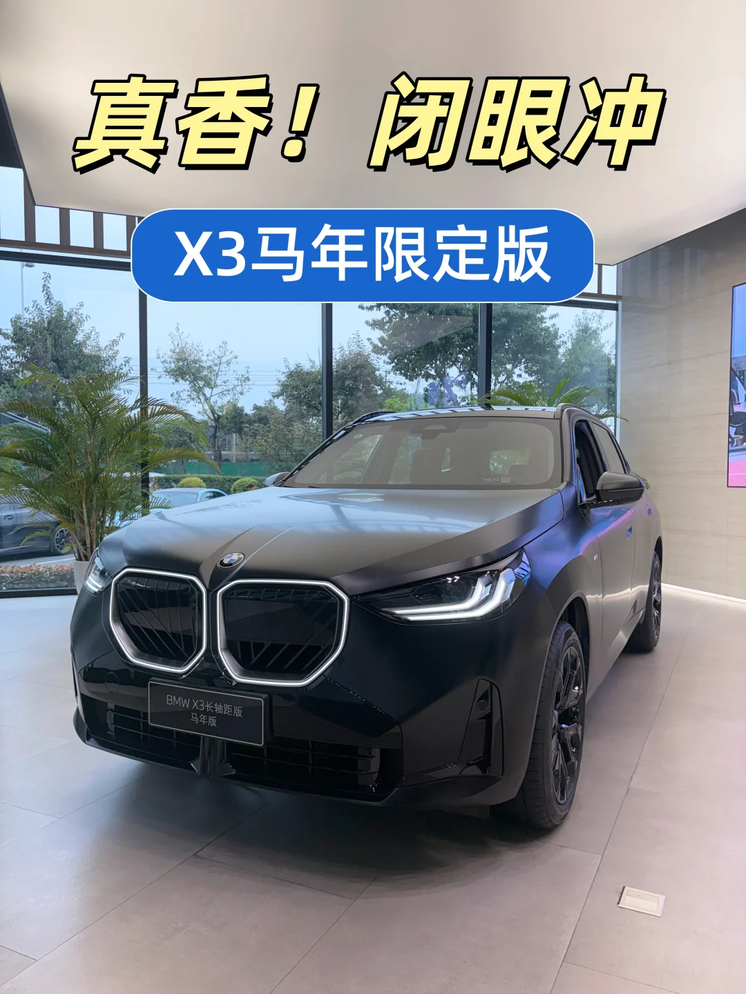 0元换马年X3，这波政策太香了🔥