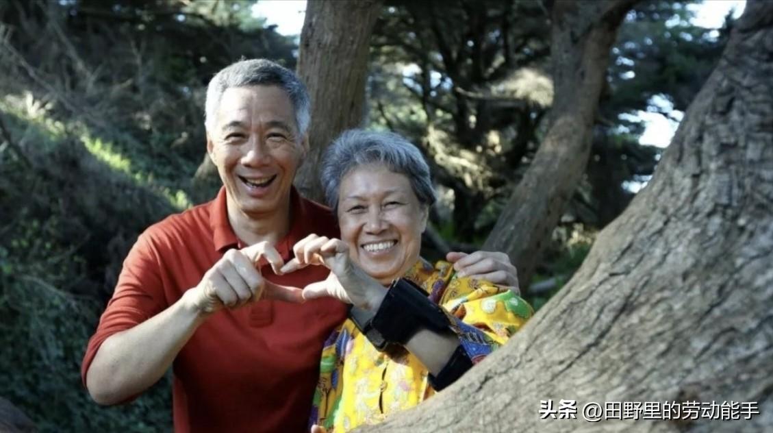 新加坡前总理李显龙和妻子何晶在美国旧金山海岸林间步道的随拍。当年他们的结合被外界
