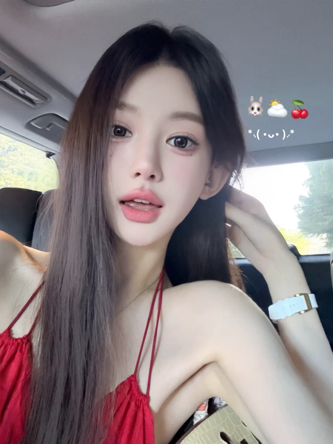 车里拍两张