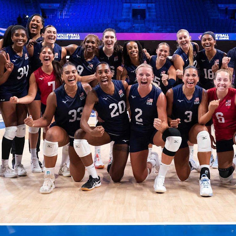 2025世界女排联赛 🇺🇸 美国女排在VNL总决赛8进4比赛中出局，最终位列