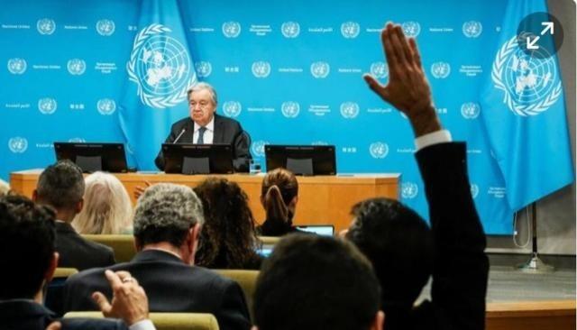古特雷斯一语惊人：当了10年秘书长的他，下台前阴了中美一把，1月29日，在联合国