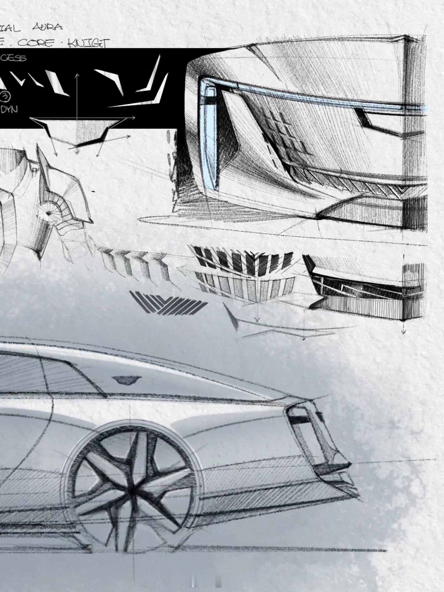 凯迪拉克凯迪拉克新旗舰概念设计 设计专业学生作品！凯迪拉克新旗舰概念设计，满分1