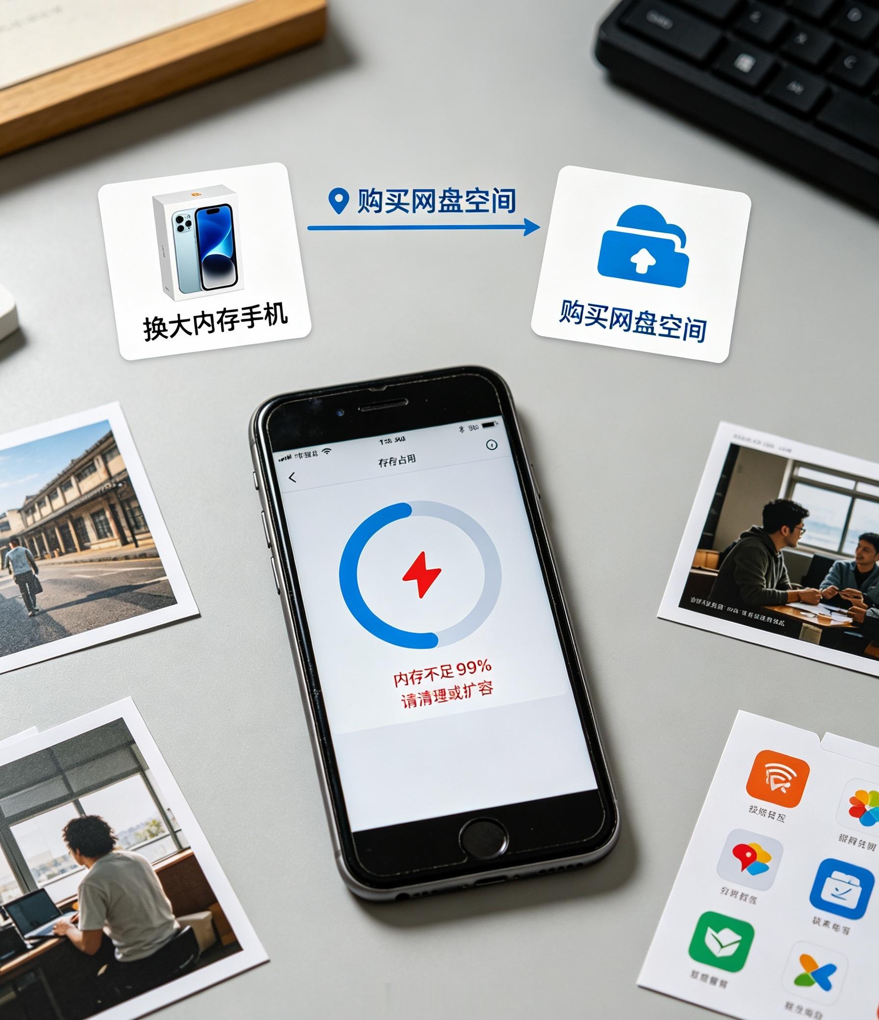 拍照党选云盘还是大存储手机2026年拍照党最纠结的问题，今天算笔账。云盘：主流2