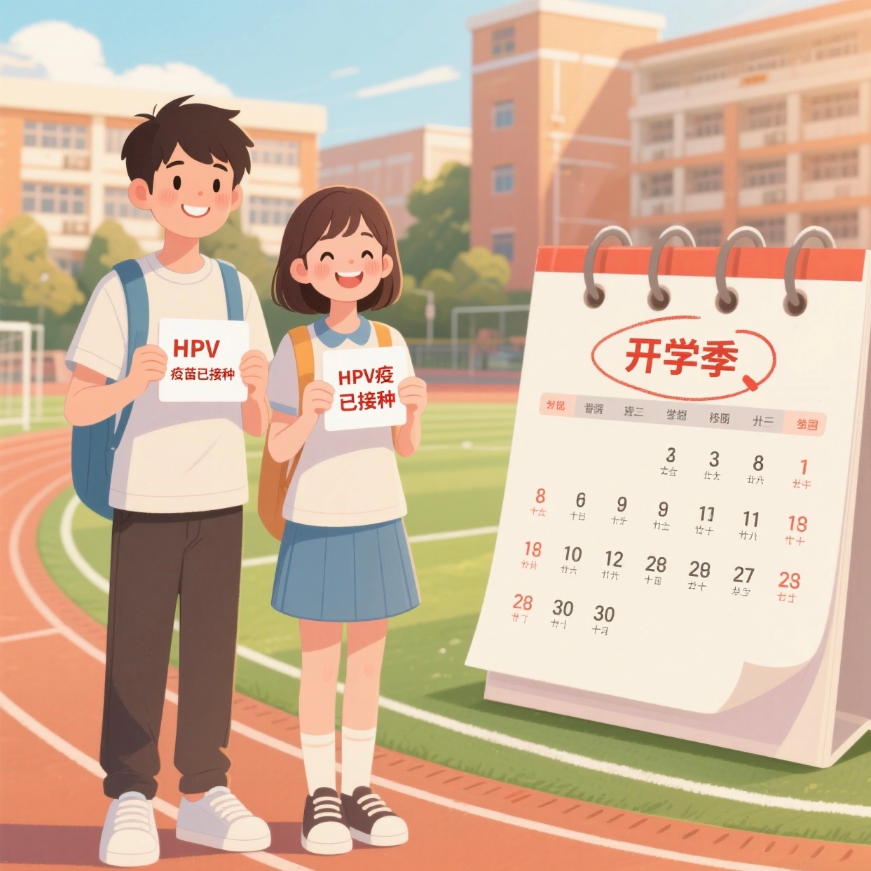 把预防HPV加入大学开学清单 新学期新目标：成绩进步+健康加分！HPV感染可引发