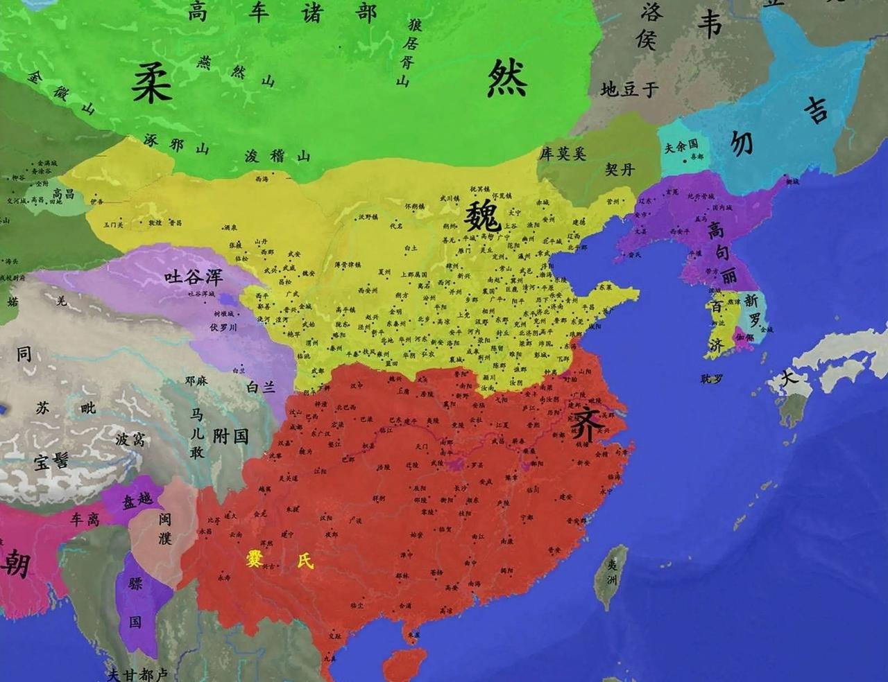 东魏西魏多次发动大规模战争，为何不畏惧南朝袭击？

核心原因在于南朝自身实力薄弱