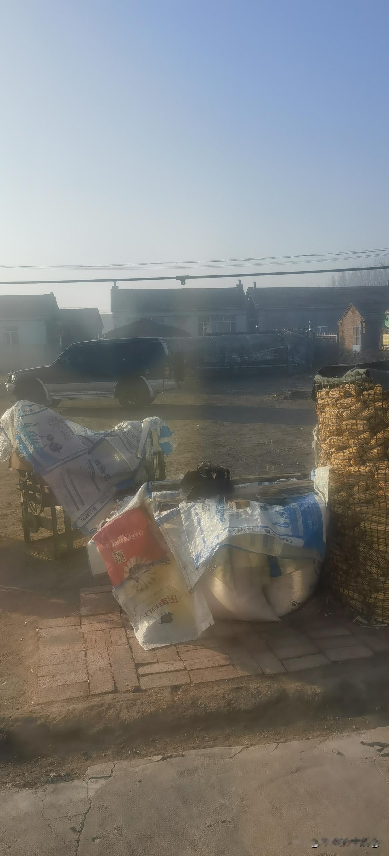 其实这个包地主已经包地多少年了。我们家地邻居承包他五年，当时一万一晌包的。他就赚