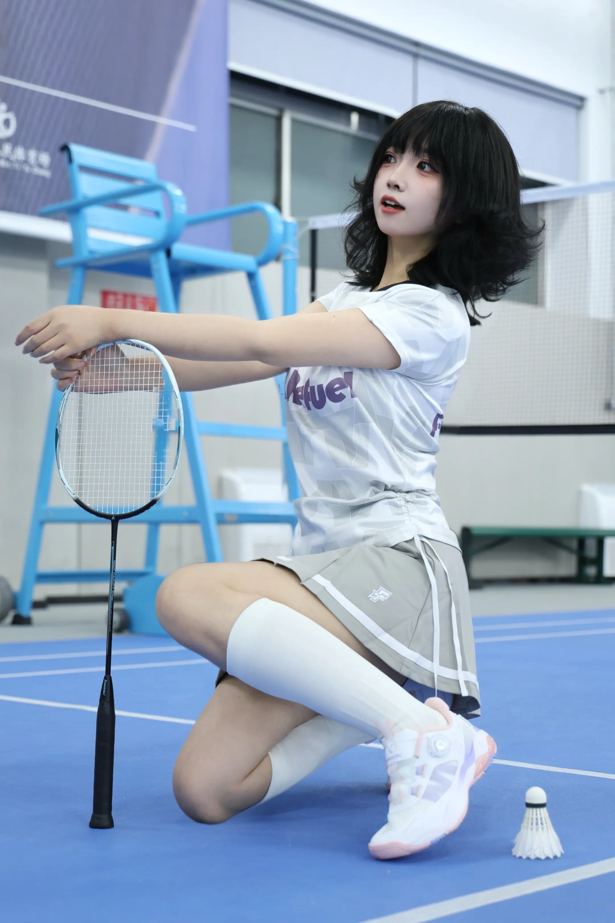 穿新鞋和你打球🏸，每一分都浪漫。