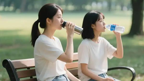 还是我们老祖宗传下来的自己烧水喝更安全。相关研究显示，瓶、桶装水暗藏巨大健康隐患