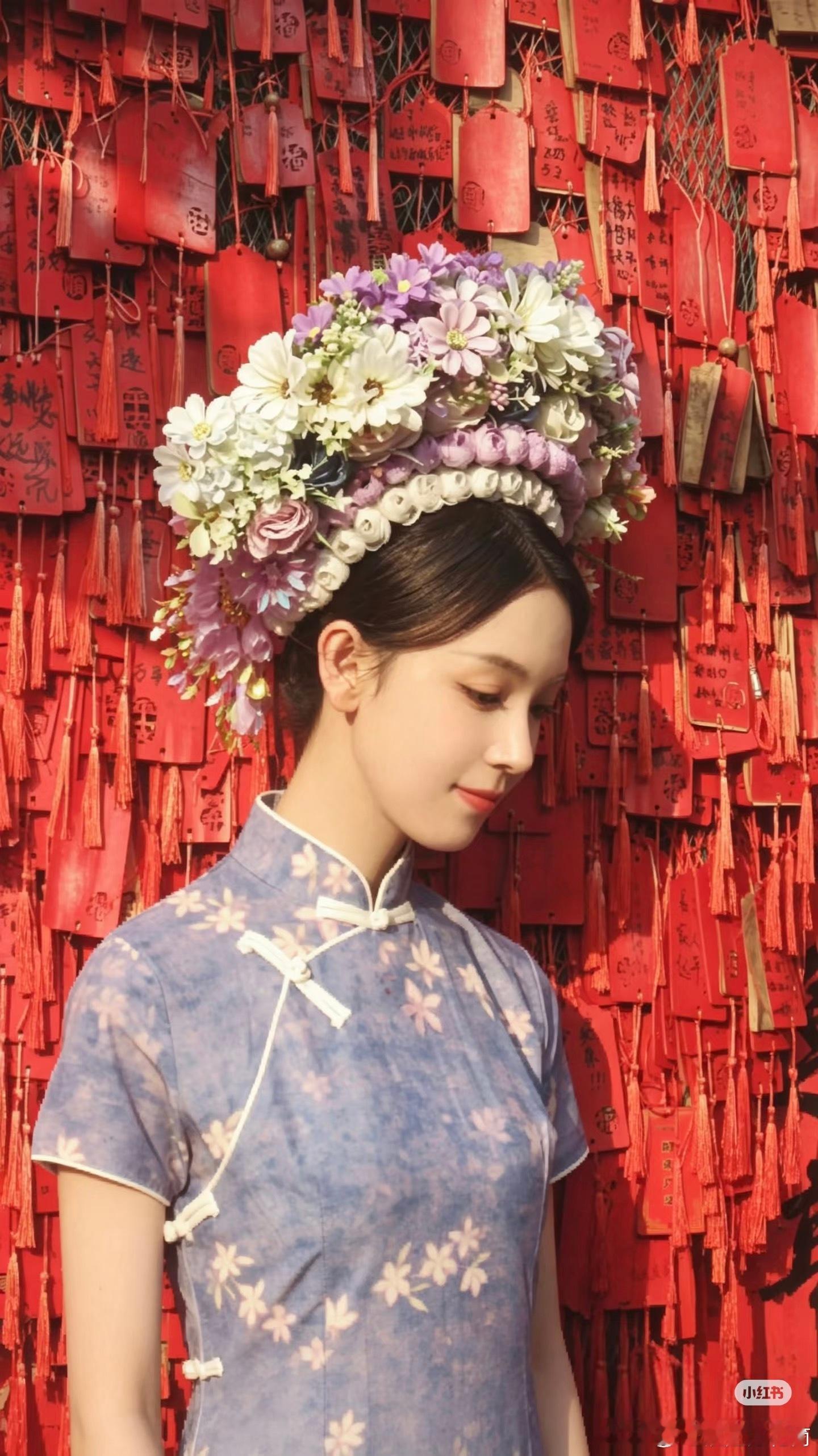 陈瑶姐姐簪花少女神图cr：橘里橘气橘子君浪姐万花筒浪姐