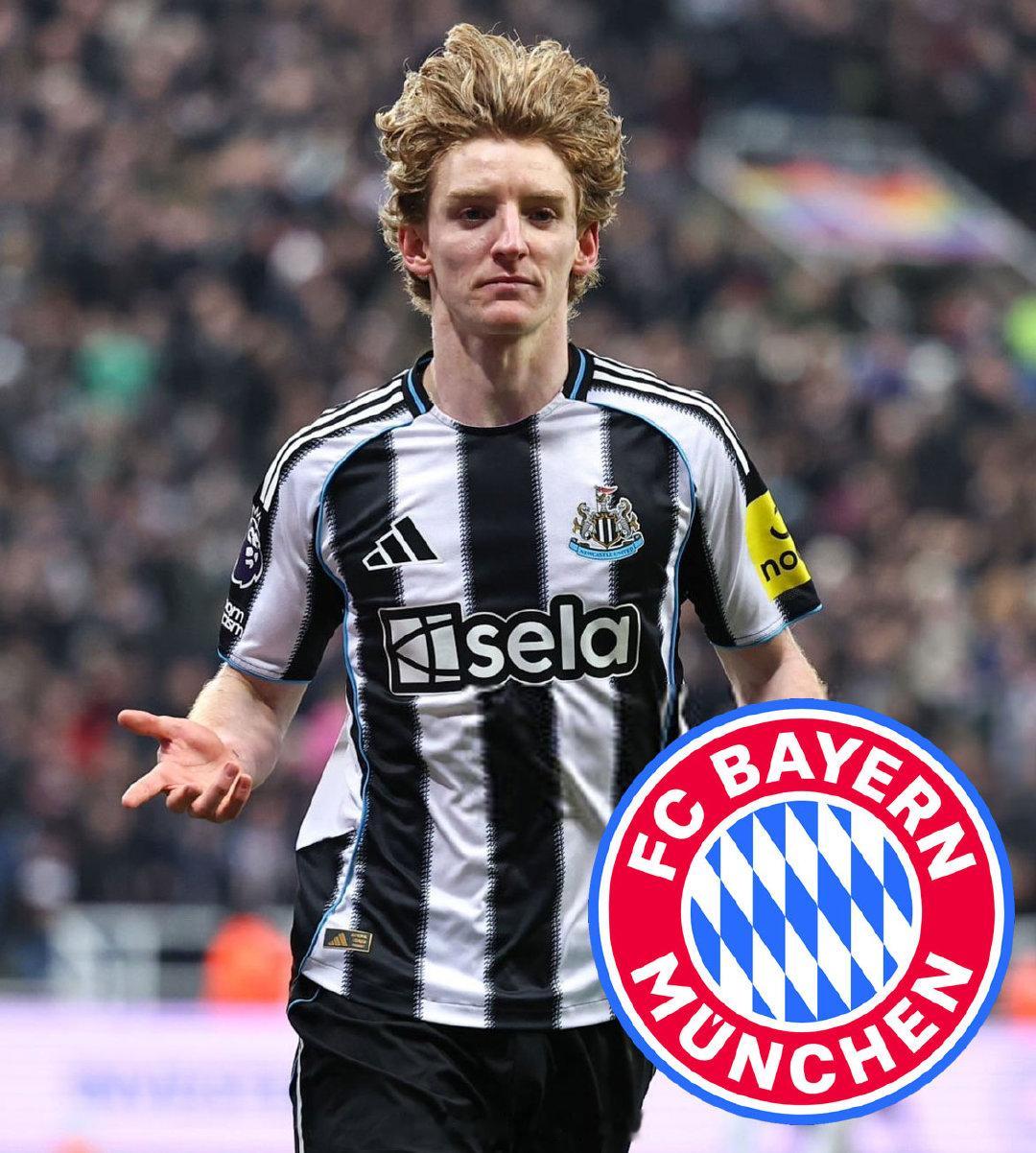 【纽卡斯尔7500万出售戈登】《泰晤士报》独家消息：纽卡斯尔联准备与拜仁展开谈判