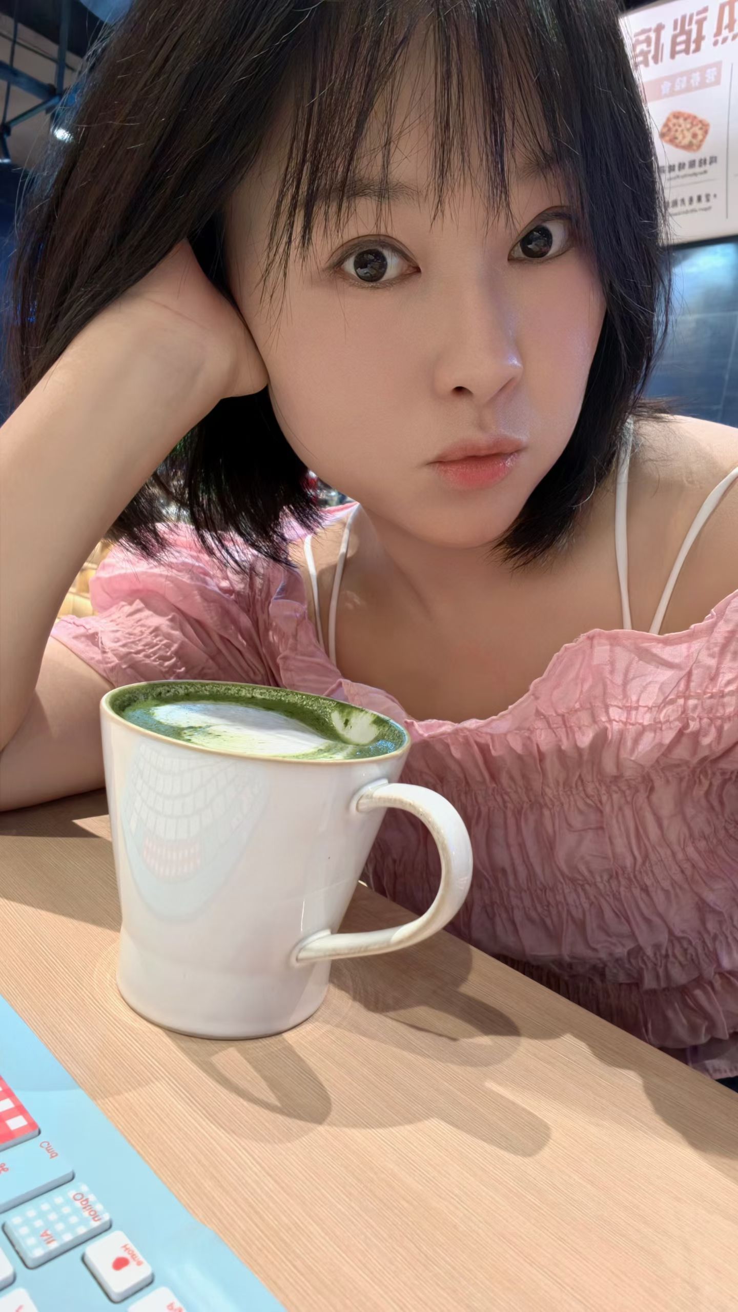 百喝不厌的抹茶拿铁 遇见美好 ​​​