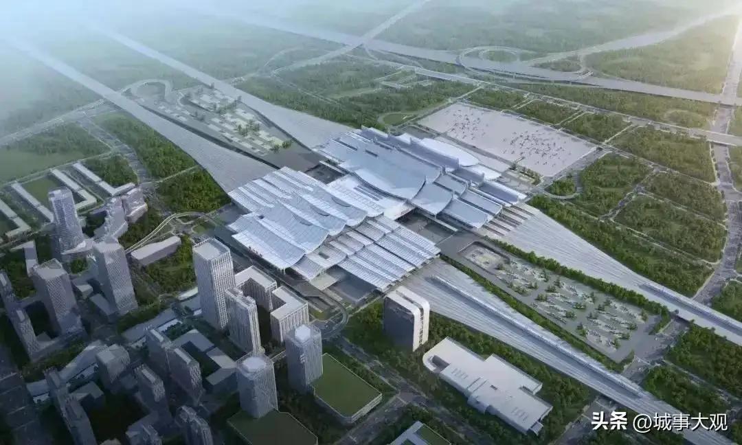 这是厦门北站
个人觉得也是全国最漂亮的火车站之一了吧！规摸13方27线，是新老火