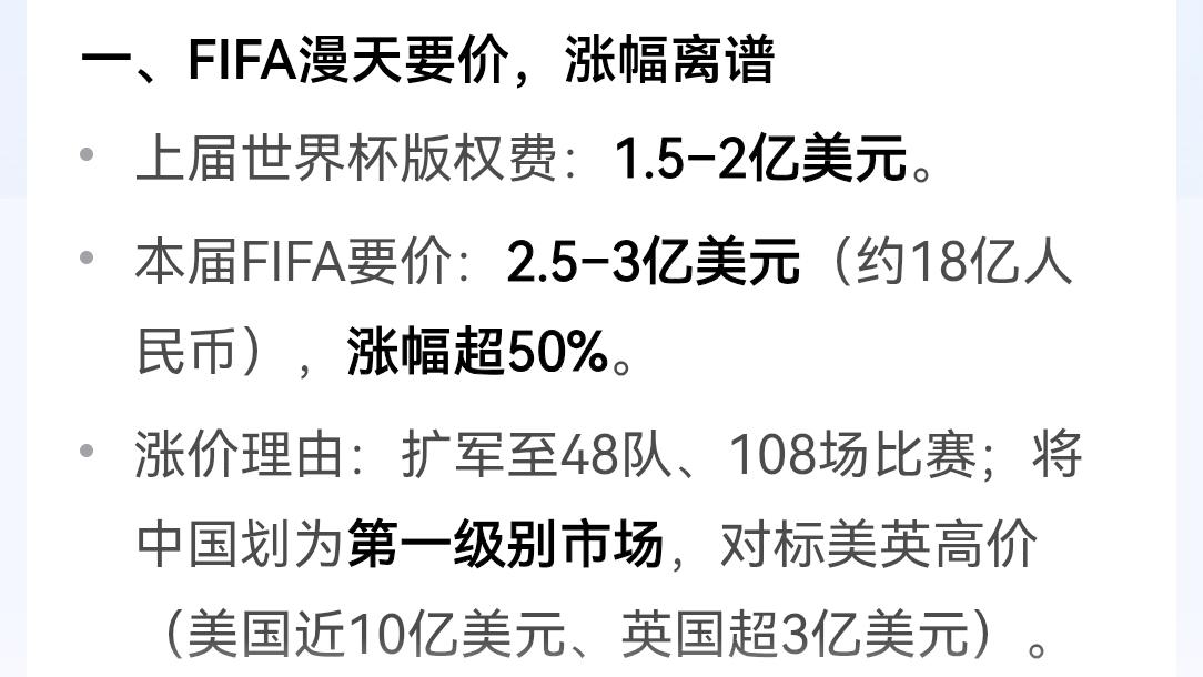 如果国际足联真把国内球迷当傻子，我们完全可以硬气一回
看不了世界杯，我们还有苏超