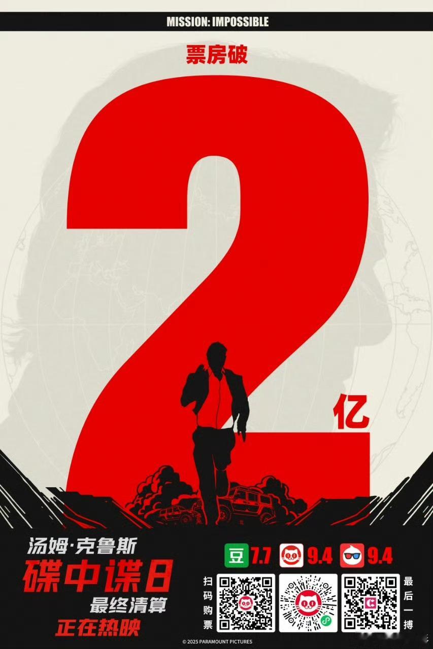 破2亿 ​​​