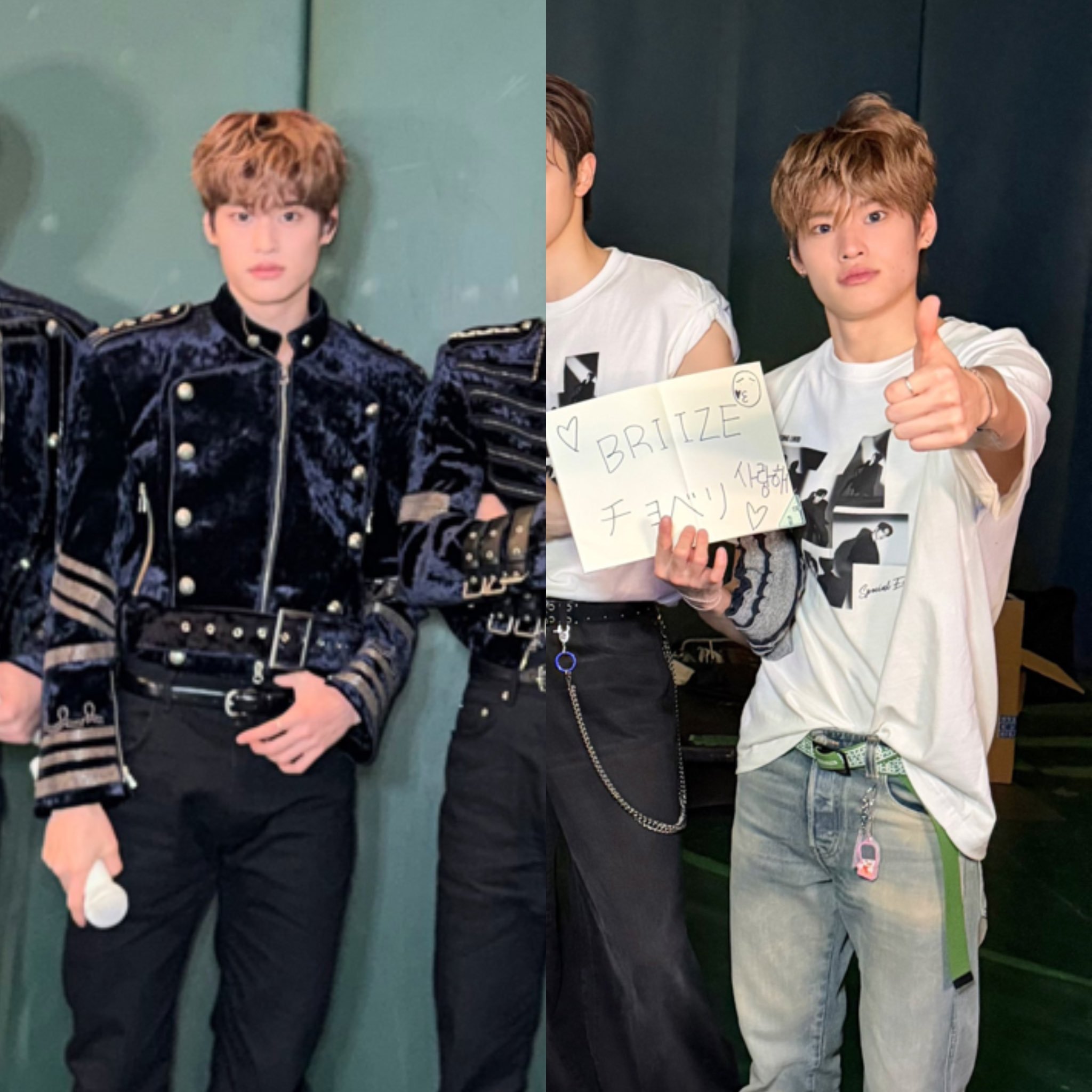 这个帖子也可爱演唱会结束衣服还有发型都变得乱七八糟的炤熙真的在演唱会疯玩儿了