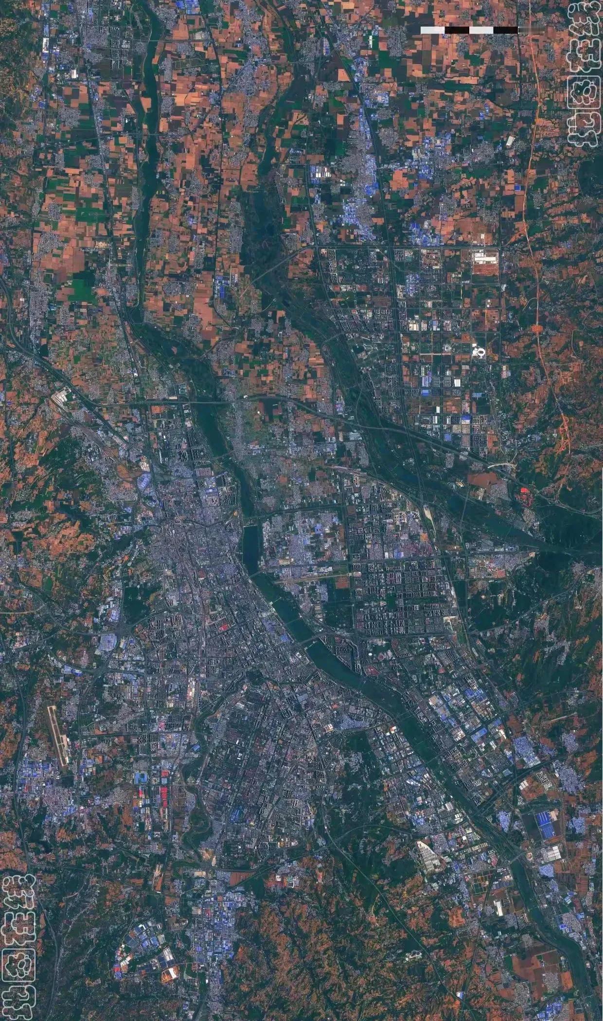 古都洛阳市最新卫星图（10.3）