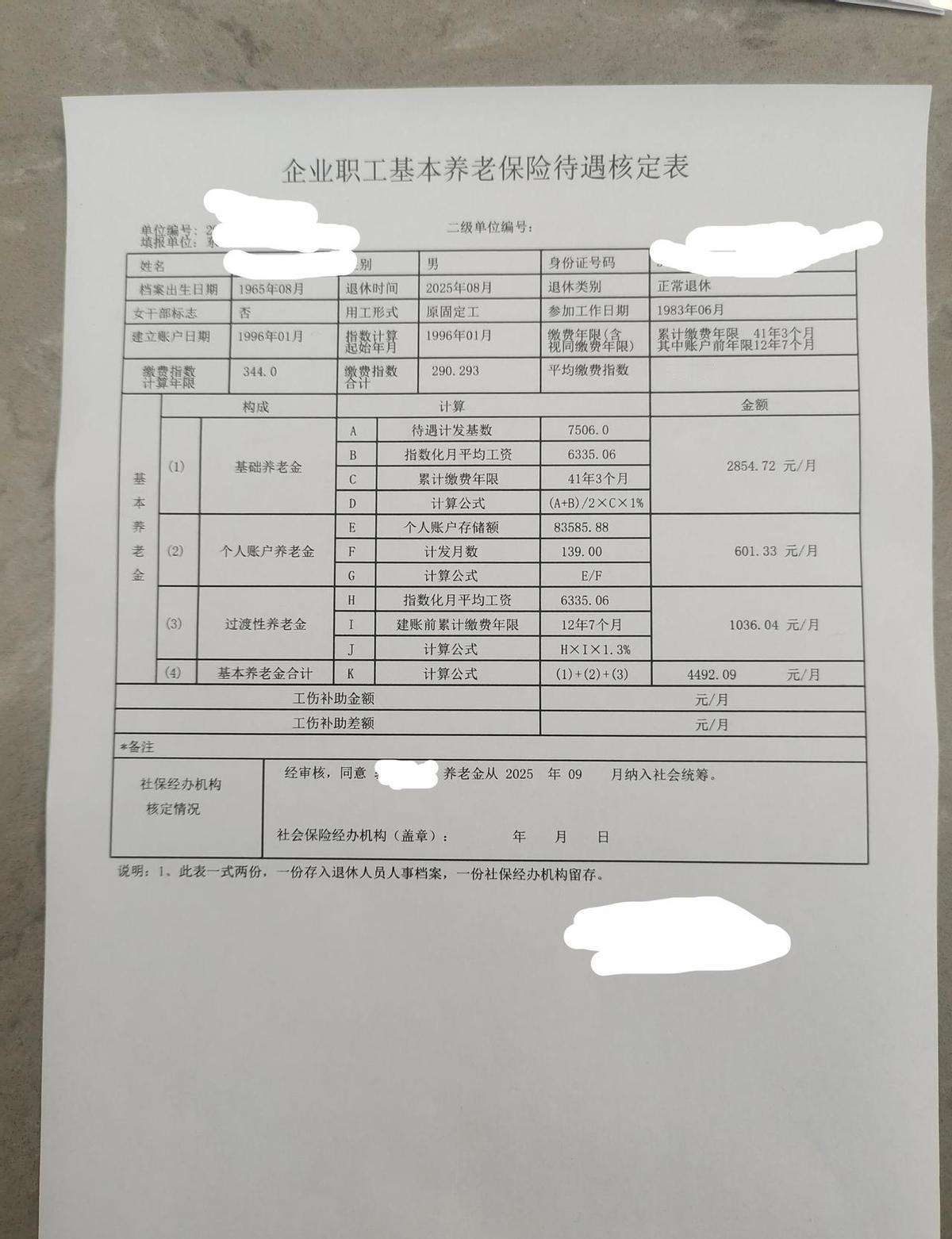 8月递申请，11月钱到账，没催没闹，事儿办得利索。
月到手四千多，比预想多出一截