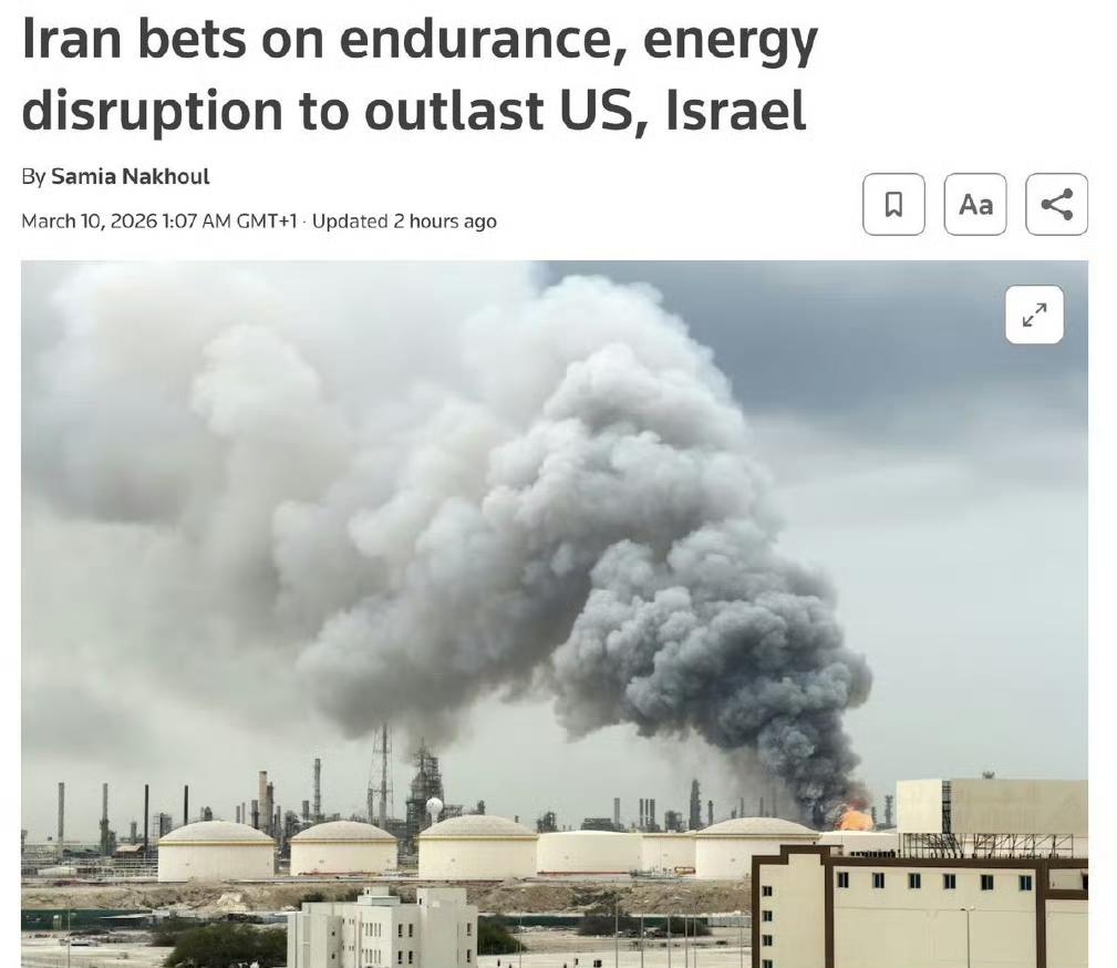 其实在我看来，波斯内部还是挺撕裂的，一方面想要妥协的人还在不断释放想要和谈的信号