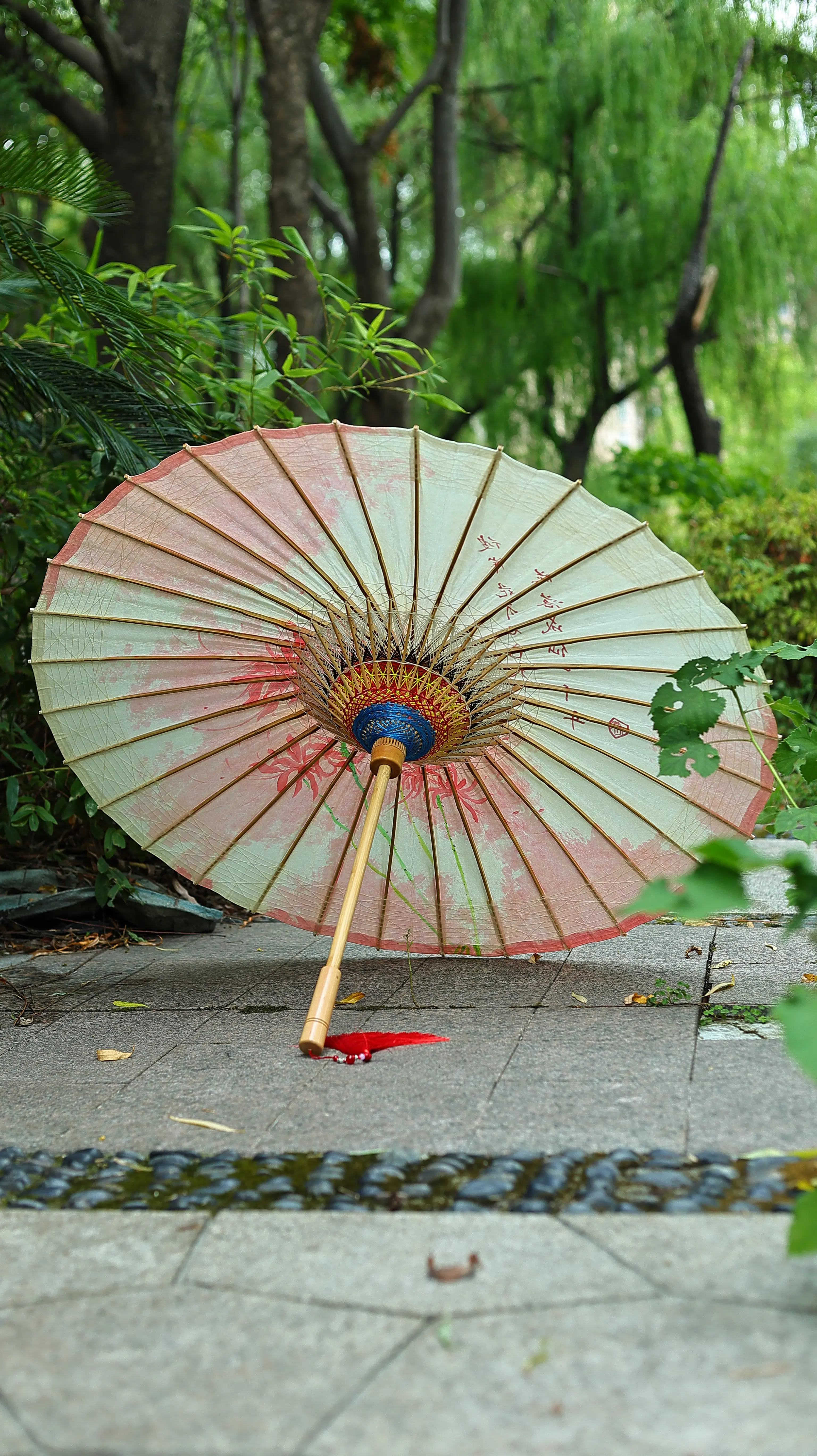 【彼岸花开，油纸伞下，一世柔情】。彼岸花不是什么不祥之物，她的原意为上...