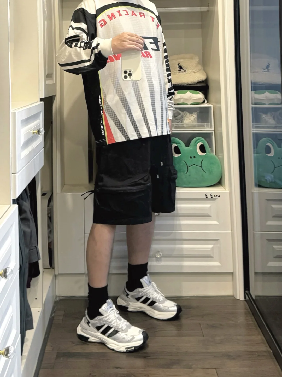 工装短裤｜赛车服穿搭