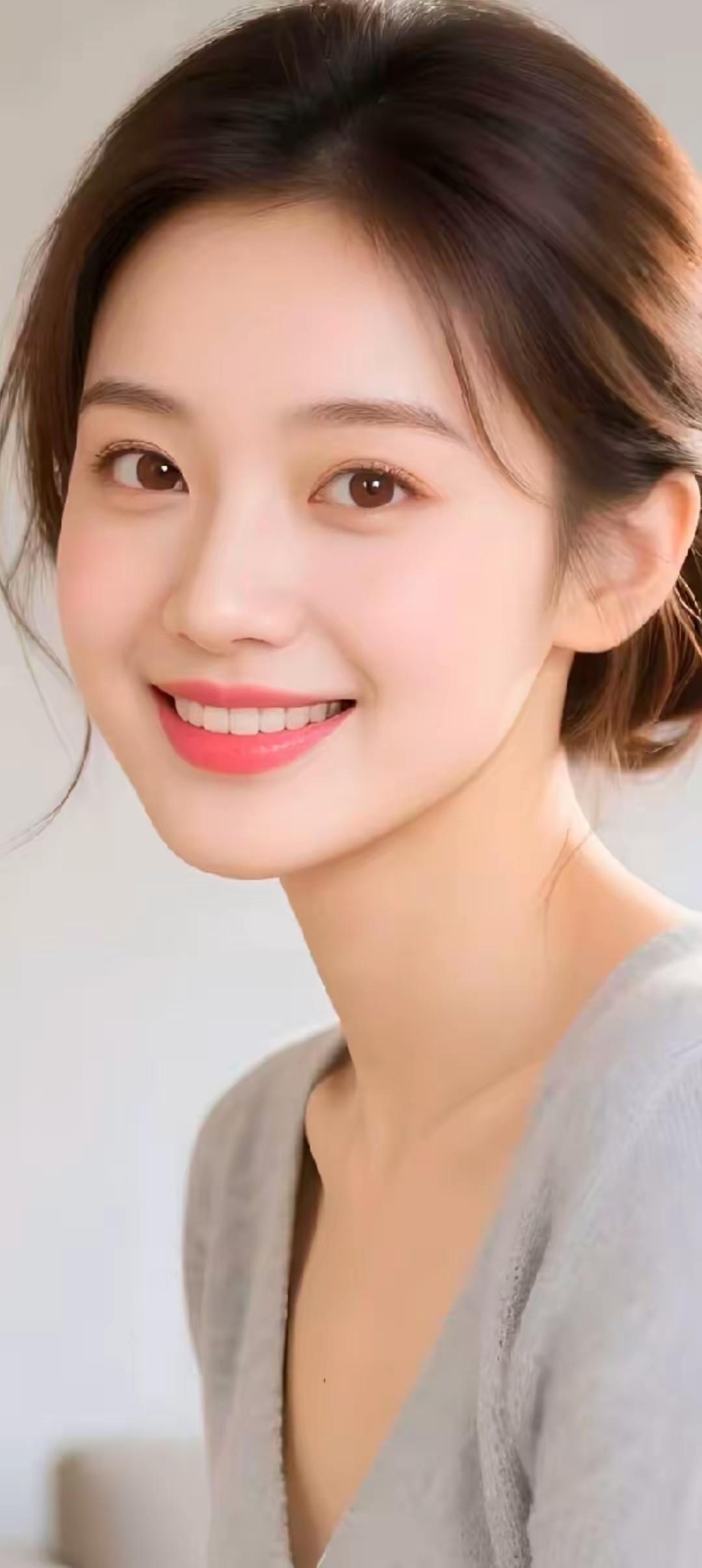 精致，漂亮，笑颜如花