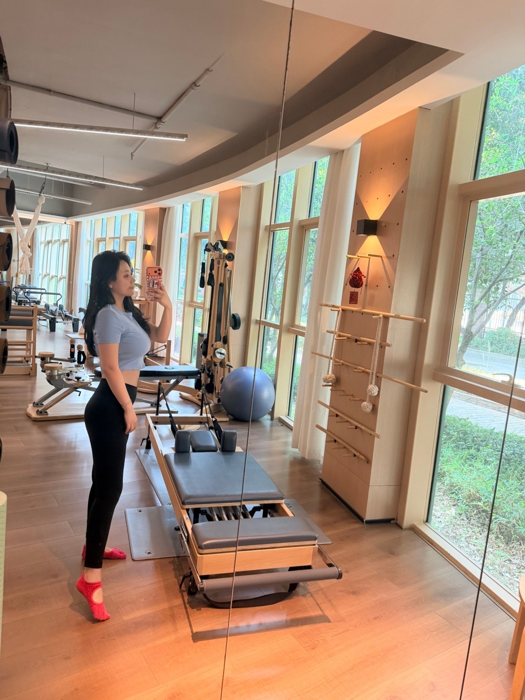 给自己鼓掌👏(👍ᐛ)普拉提 第六天但是体重没减反增