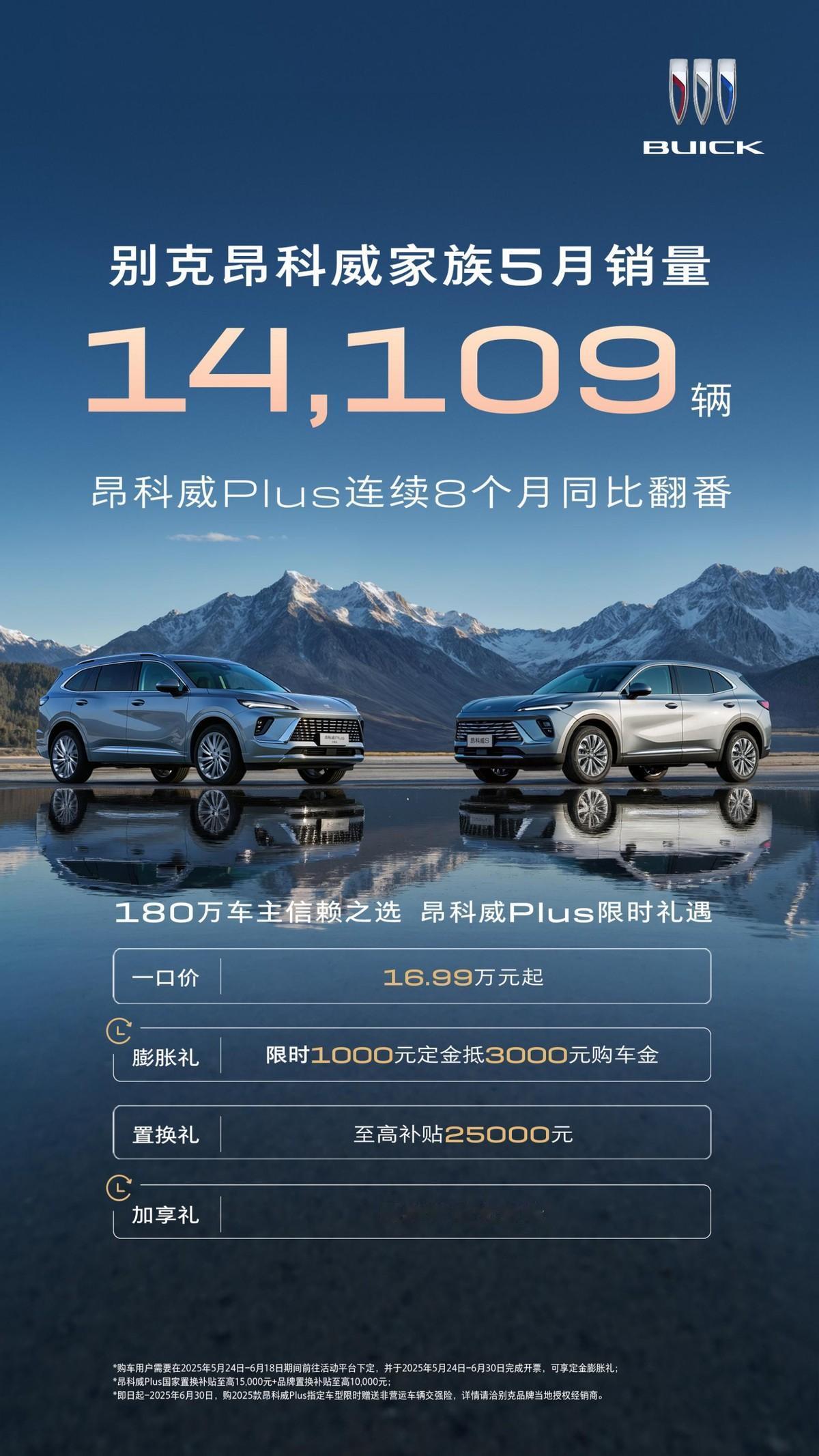 千元抵扣“薅羊毛”，180万口碑护航，昂科威Plus闭眼入不踩雷
作为别克在国内