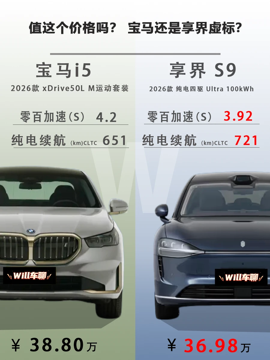 真的值这个价格吗？宝马还是享界在虚标？