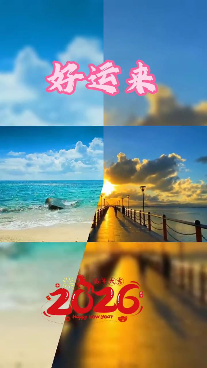 好运来，马年大吉。
Happy New year！