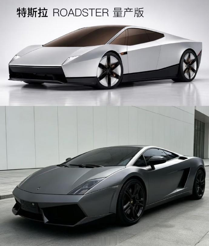 特斯拉Roadster像不像兰博基尼Gallardo