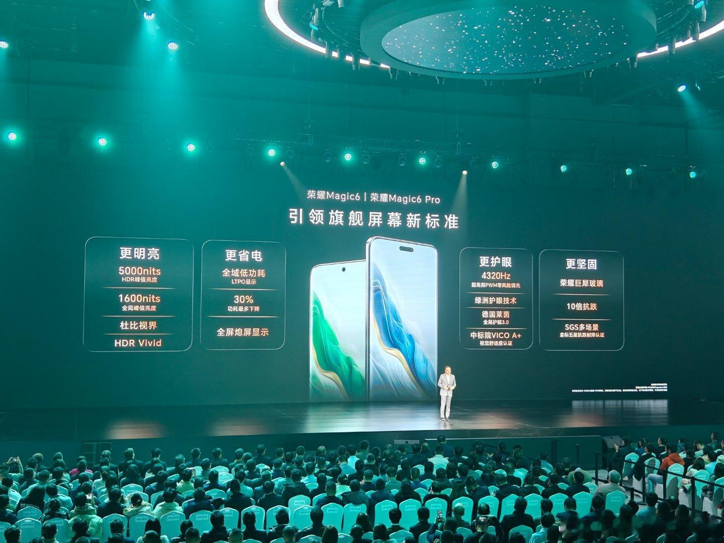 荣耀Magic 6的这块显示屏的参数的确很惊艳。#荣耀Magic6# ​​​