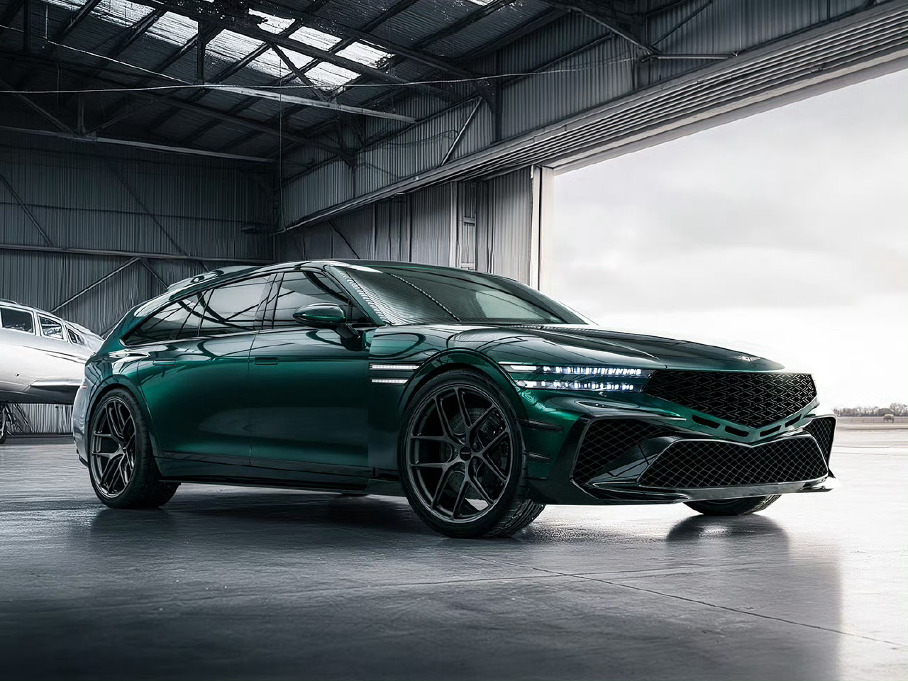 捷尼赛思G90 Wingback概念车，这姿态真帅 