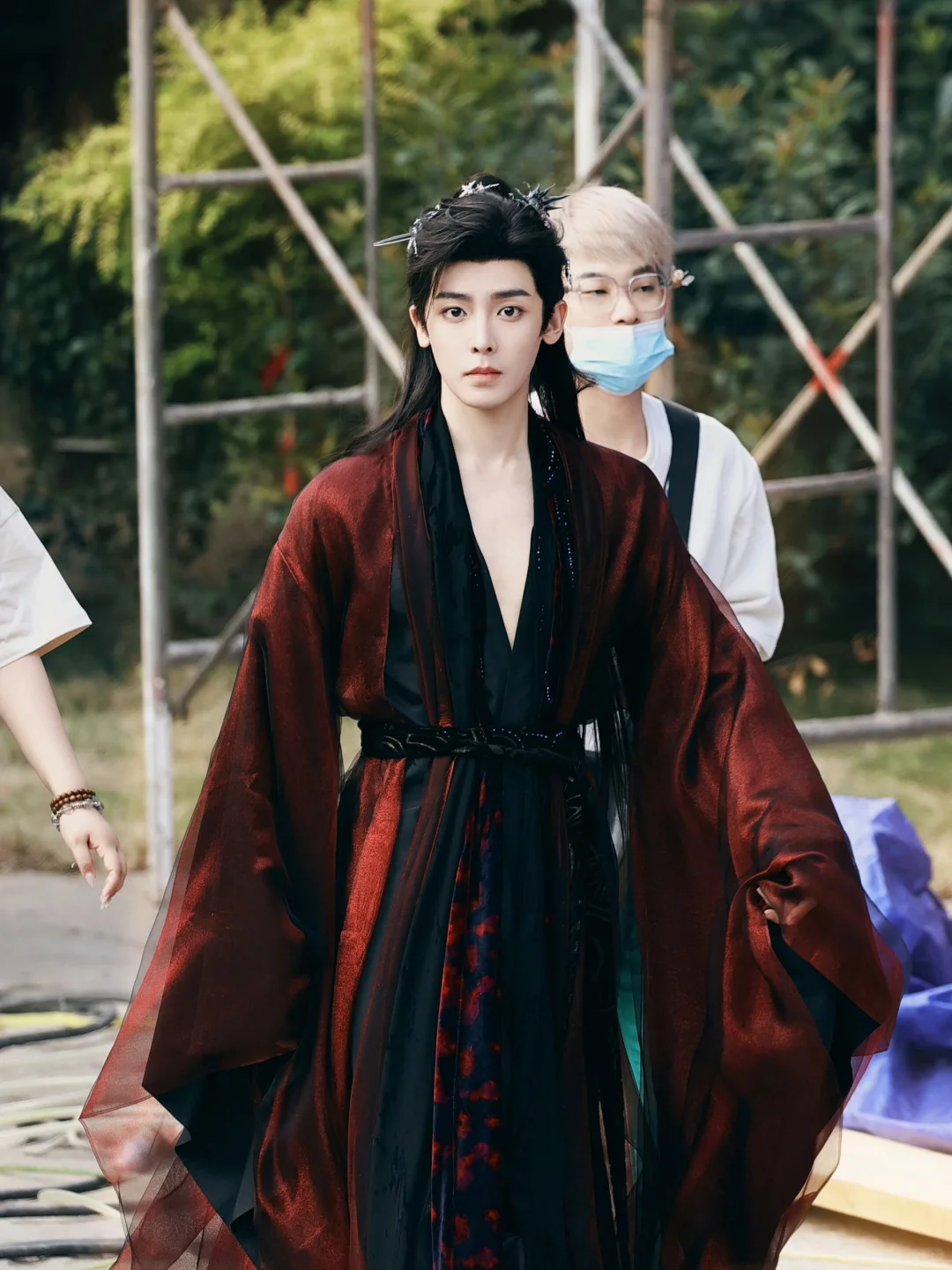 侯明昊 入青云造型路透来啦！