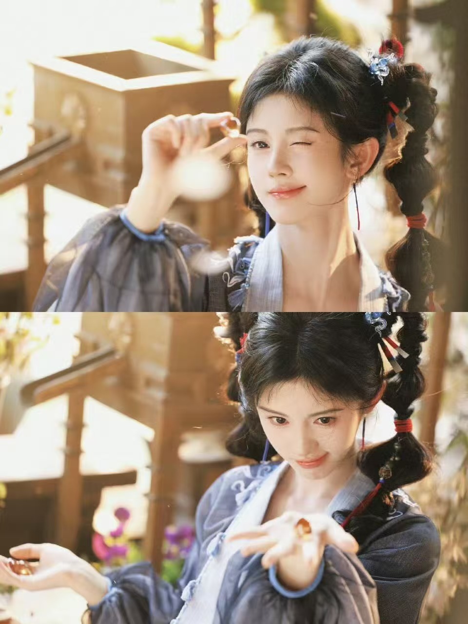 鞠婧祎春日之约plog鞠婧祎晴光漫过花影鞠婧祎春日之约plog，好美，真是太棒了