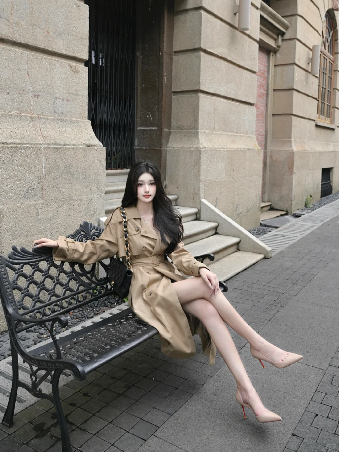 穿上风衣做气质女人